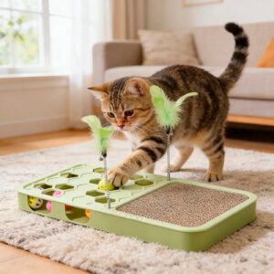 rascador interactivo gatos