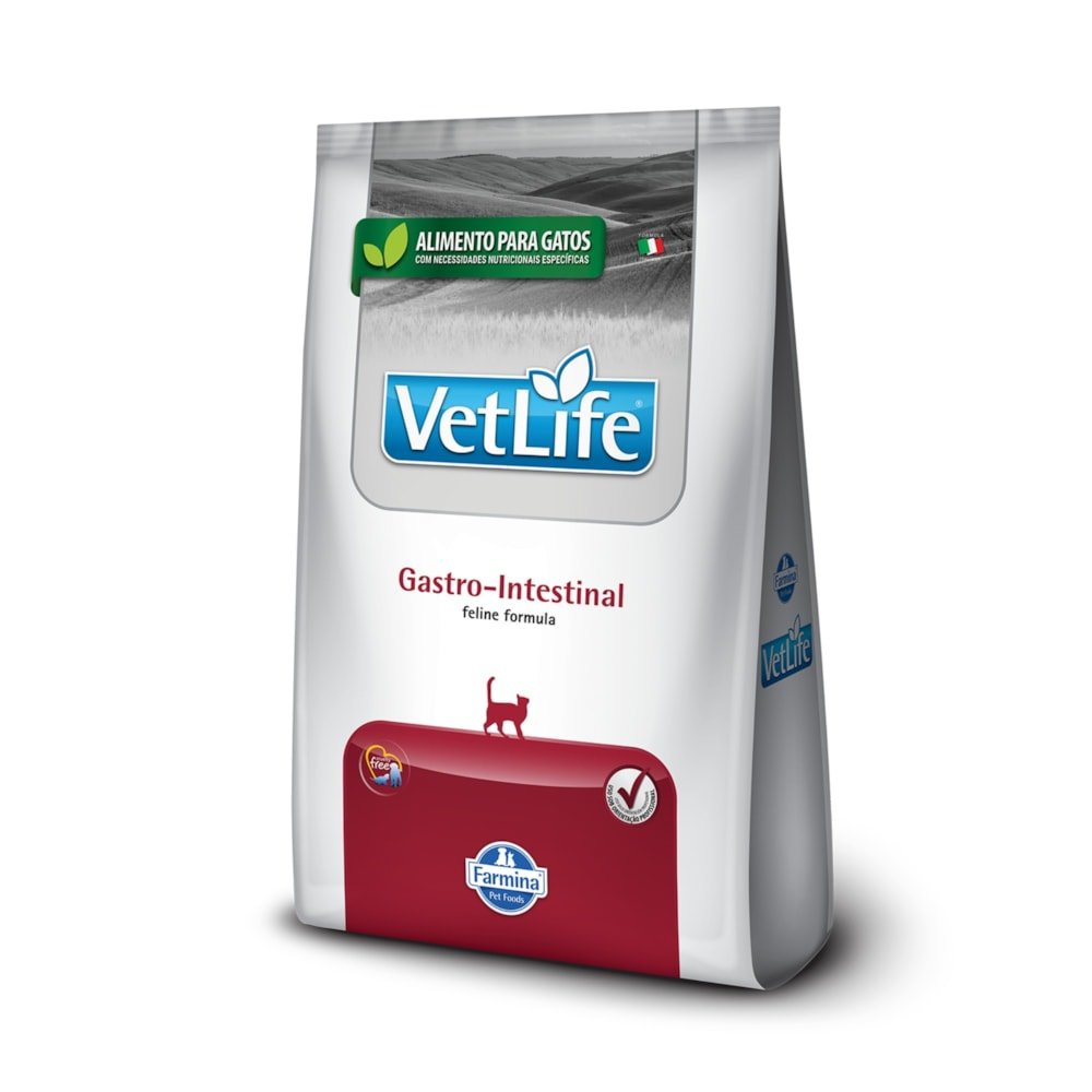 Farmina Vet Life Gastrointestinal para Gato 400 g 1 Farmina Vet Life Gastrointestinal gato 400 g
