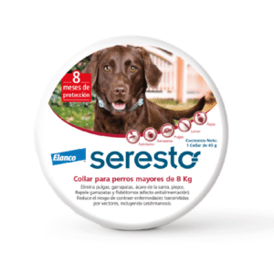 Seresto Collar Antipulgas y Garrapatas para Perros Mayores de 8 kg (70 cm)