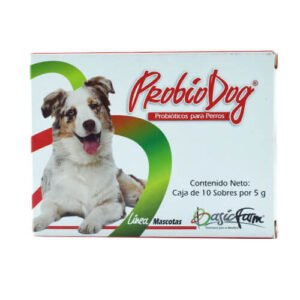 Probiodog de Basic Farm, caja con 10 sobres de 5 g para perros
