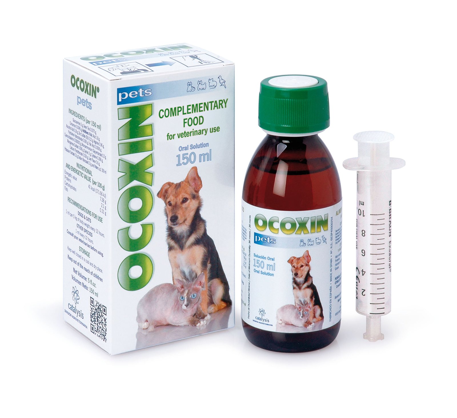 Ocoxin Pets Solución Oral (Frasco 150 ml) 1 Ocoxin Pets Solución Oral (Frasco 150 ml) para perros y gatos