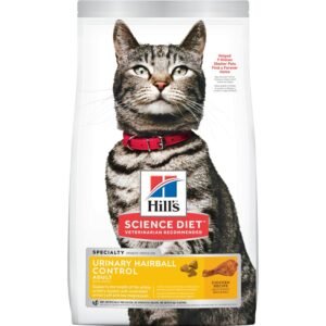 Hill's Science Diet Urinary Hairball Control gato adulto 3.5 lb