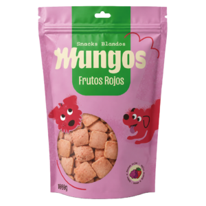Mungos Chips frutos rojos 1 kg snack para perro