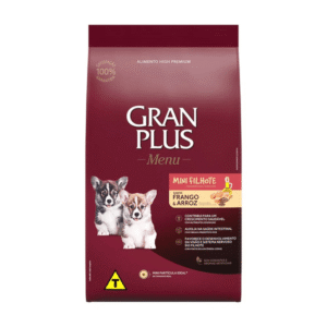 Gran Plus Menú cachorro razas mini y pequeñas pollo y arroz 3 kg