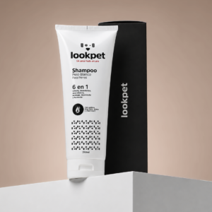 Lookpet shampoo 6 en 1 perro pelo blanco 250 ml