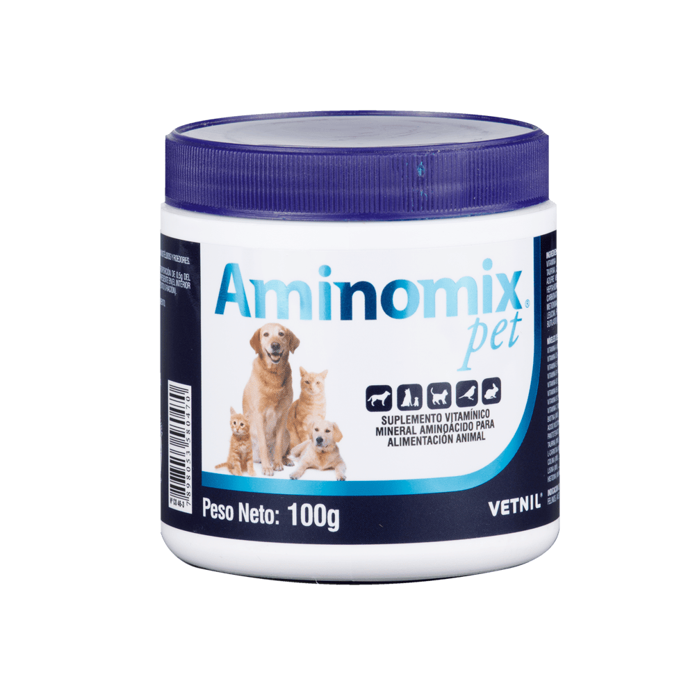 Aminomix Pet Suplemento Vitamínico - 100 g 1 Aminomix Pet Suplemento Vitamínico - 100 g