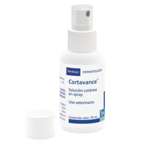 Cortavance Spray Dermatológico 76 ml, vista frontal del empaque