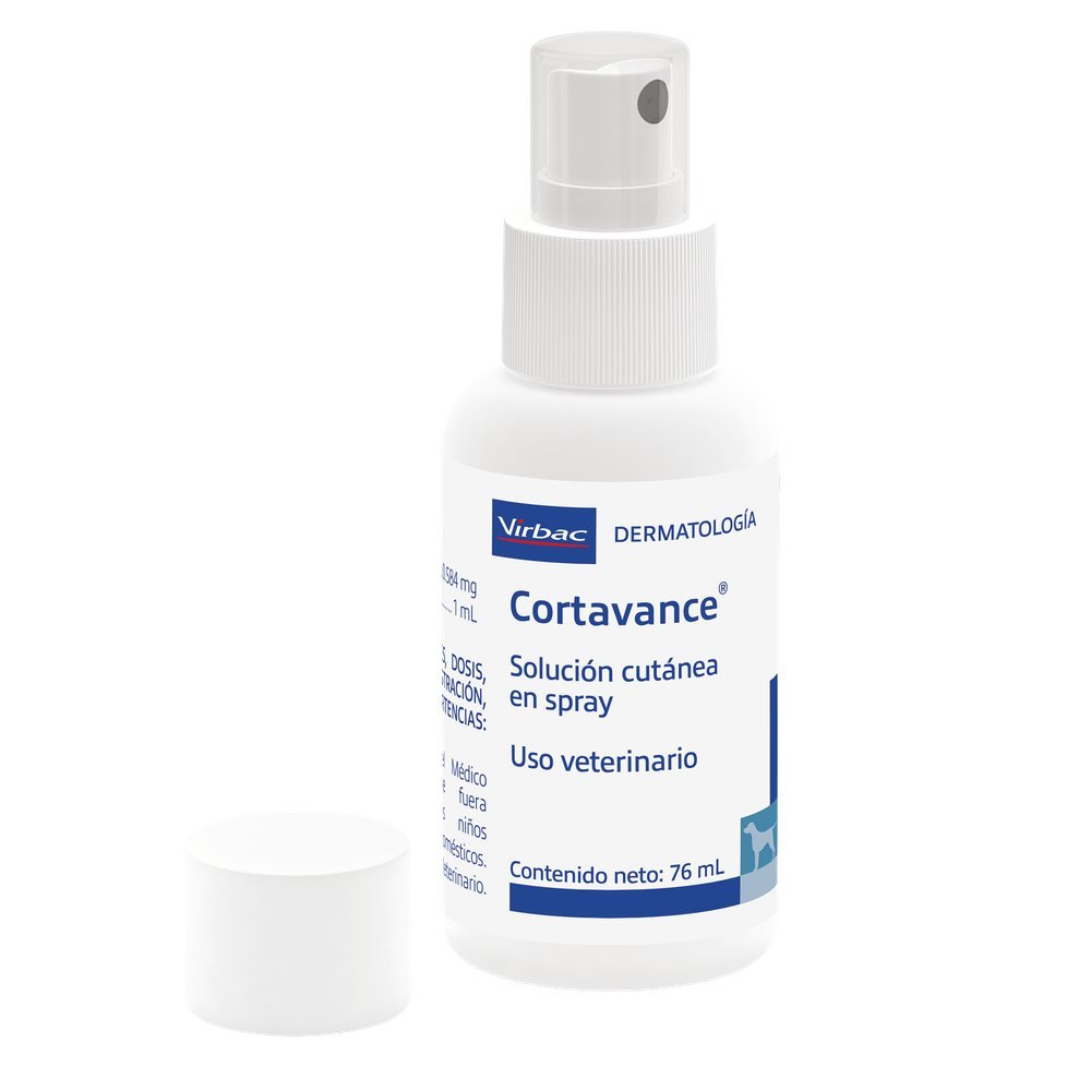 Cortavance Spray Dermatológico 76 ml 1 Cortavance Spray Dermatológico 76 ml, vista frontal del empaque