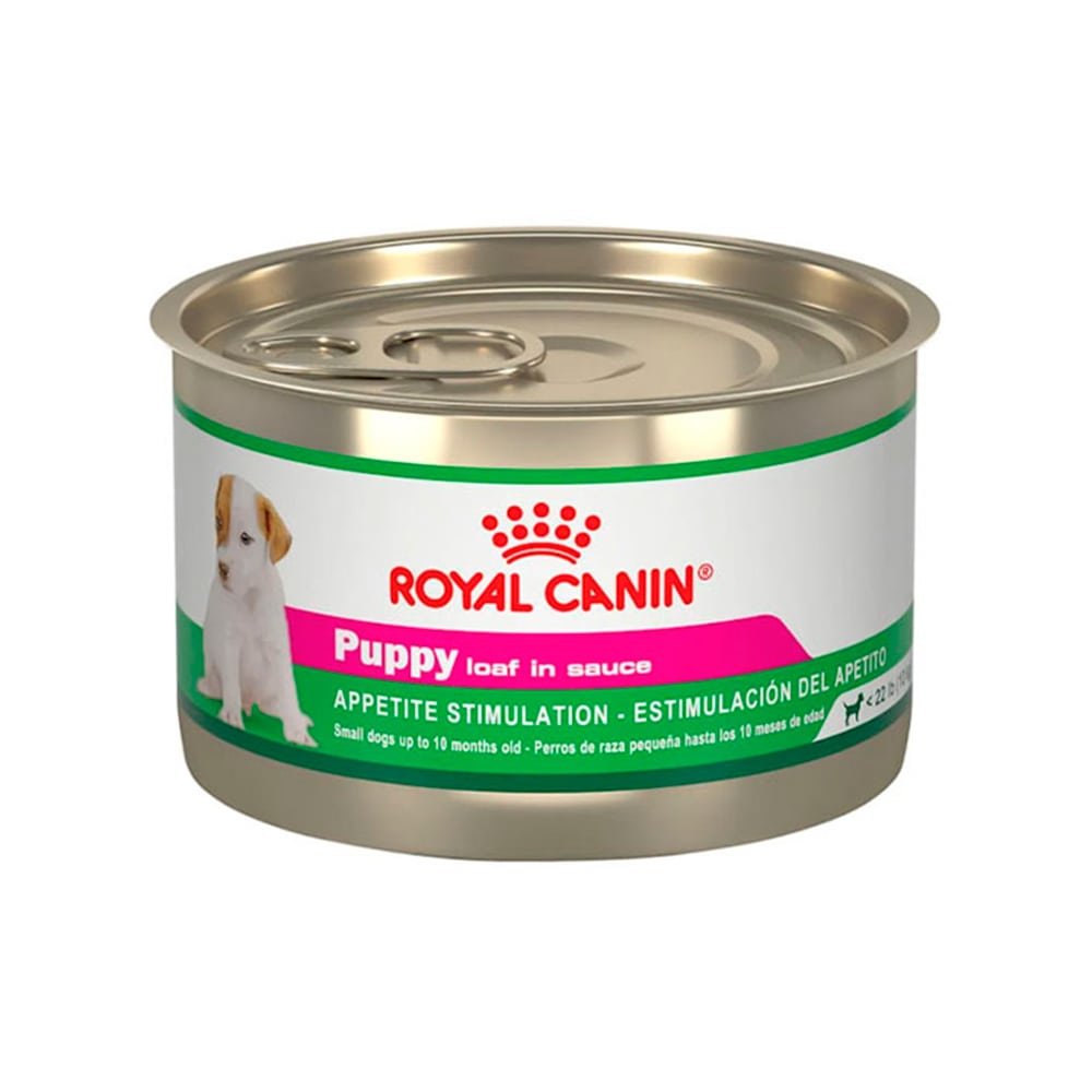 Royal Canin Size Health Nutrition Puppy Lata 150 g 1 Royal Canin Size Health Nutrition Puppy Lata 150 g, vista frontal del empaque