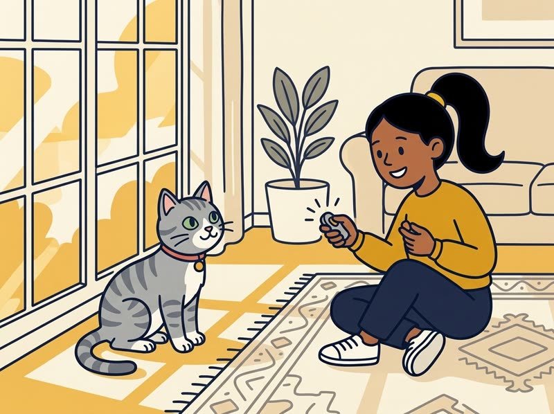 El clicker para gatos